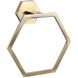 Atalee 7.13 inch Gold Towel Ring