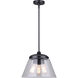 Declan 3 Light 13 inch Matte Black Pendant Ceiling Light