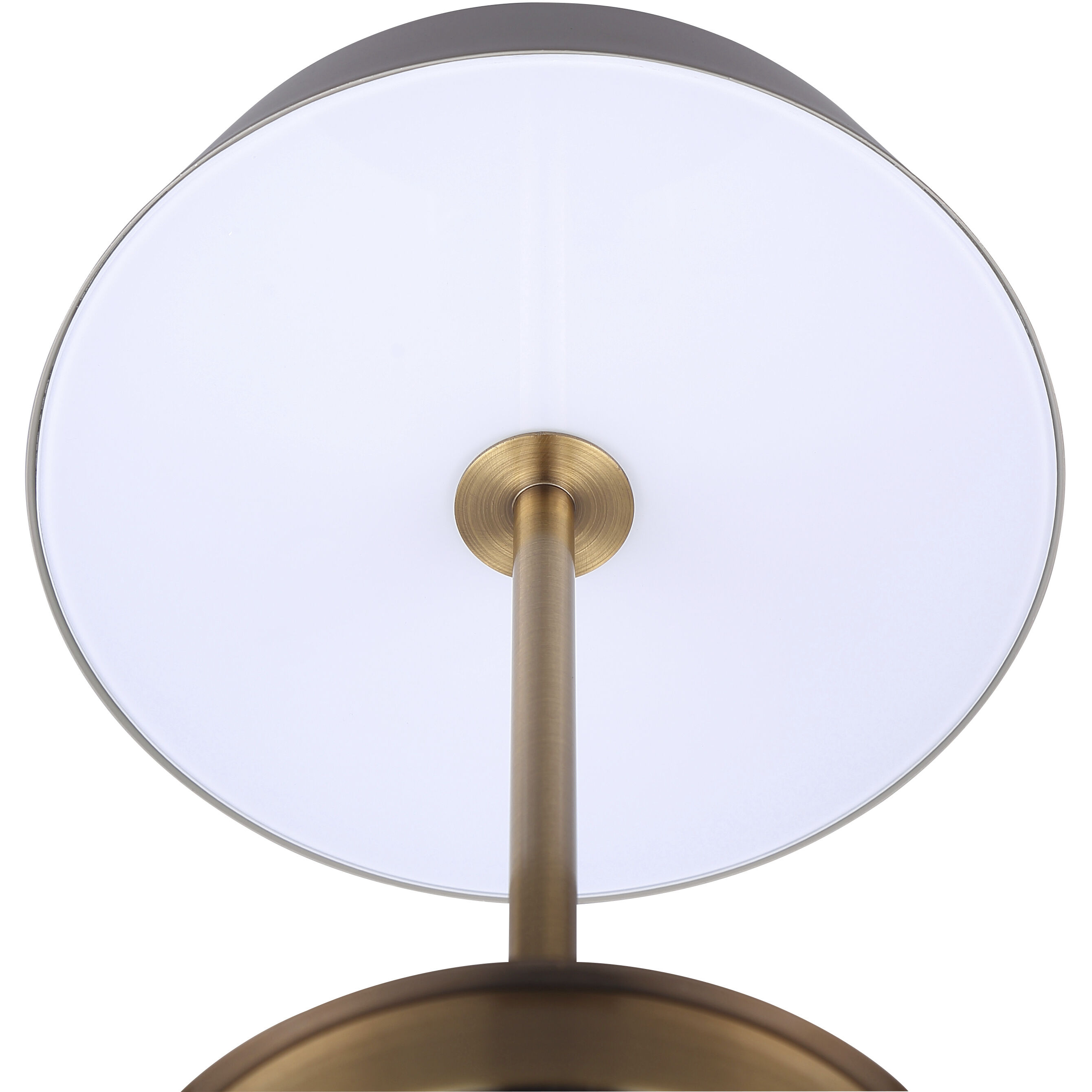 Jessa 14 inch 16.00 watt Gold Table Lamp Portable Light in Gray Metal