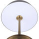 Jessa 14 inch 16.00 watt Gold Table Lamp Portable Light in Gray Metal