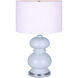 Biely 22.75 inch 100.00 watt Light Blue Table Lamp Portable Light