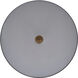 Kelvin LED 15.63 inch Black/Gold Pendant Ceiling Light in Black And Gold