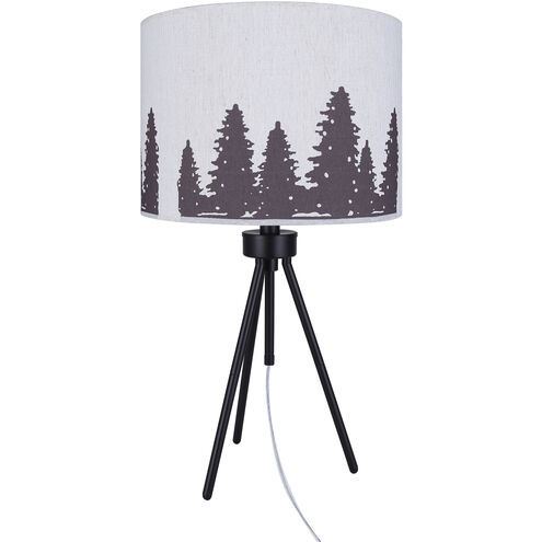 Holt 27.25 inch 100.00 watt Matte Black Table Lamp Portable Light