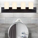 Madison 4 Light 32 inch Oil Rubbed Bronze Vanity Light Wall Light