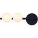 Nylah 2 Light Matte Black Track Ceiling Light