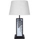Coy 26 inch Matte Black Table Lamp Portable Light
