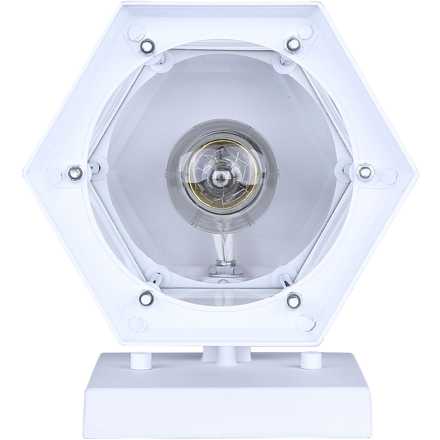 Buckly 1 Light 10.25 inch White Outdoor Wall Lantern