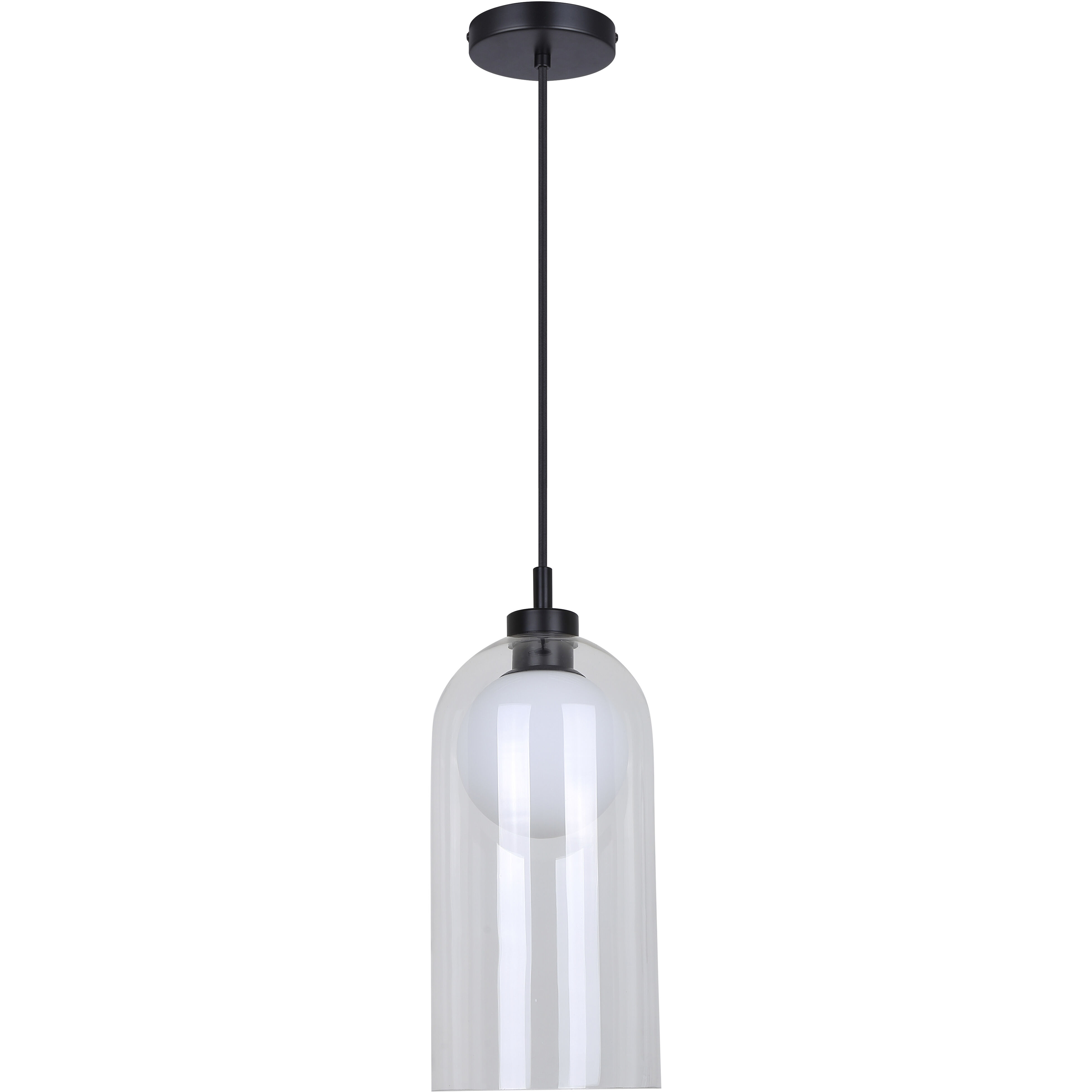 Pelia 1 Light 7 inch Black Pendant Ceiling Light