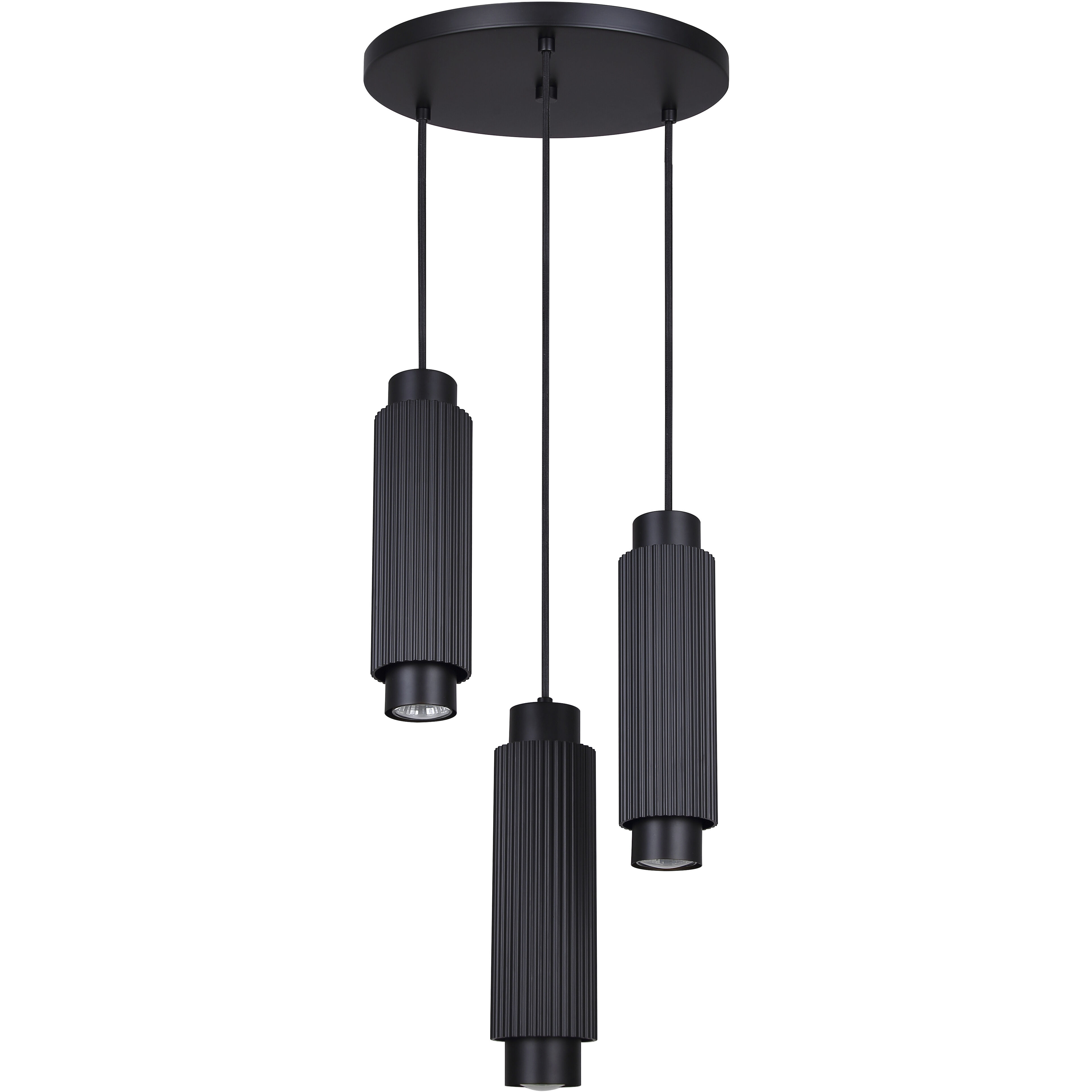 Cohen 3 Light 13 inch Black Pendant Ceiling Light