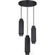 Cohen 3 Light 13 inch Black Pendant Ceiling Light