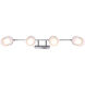Madison 4 Light 30 inch Brushed Nickel Vanity Light Wall Light