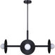Payton 4 Light 16.88 inch Black Chandelier Ceiling Light