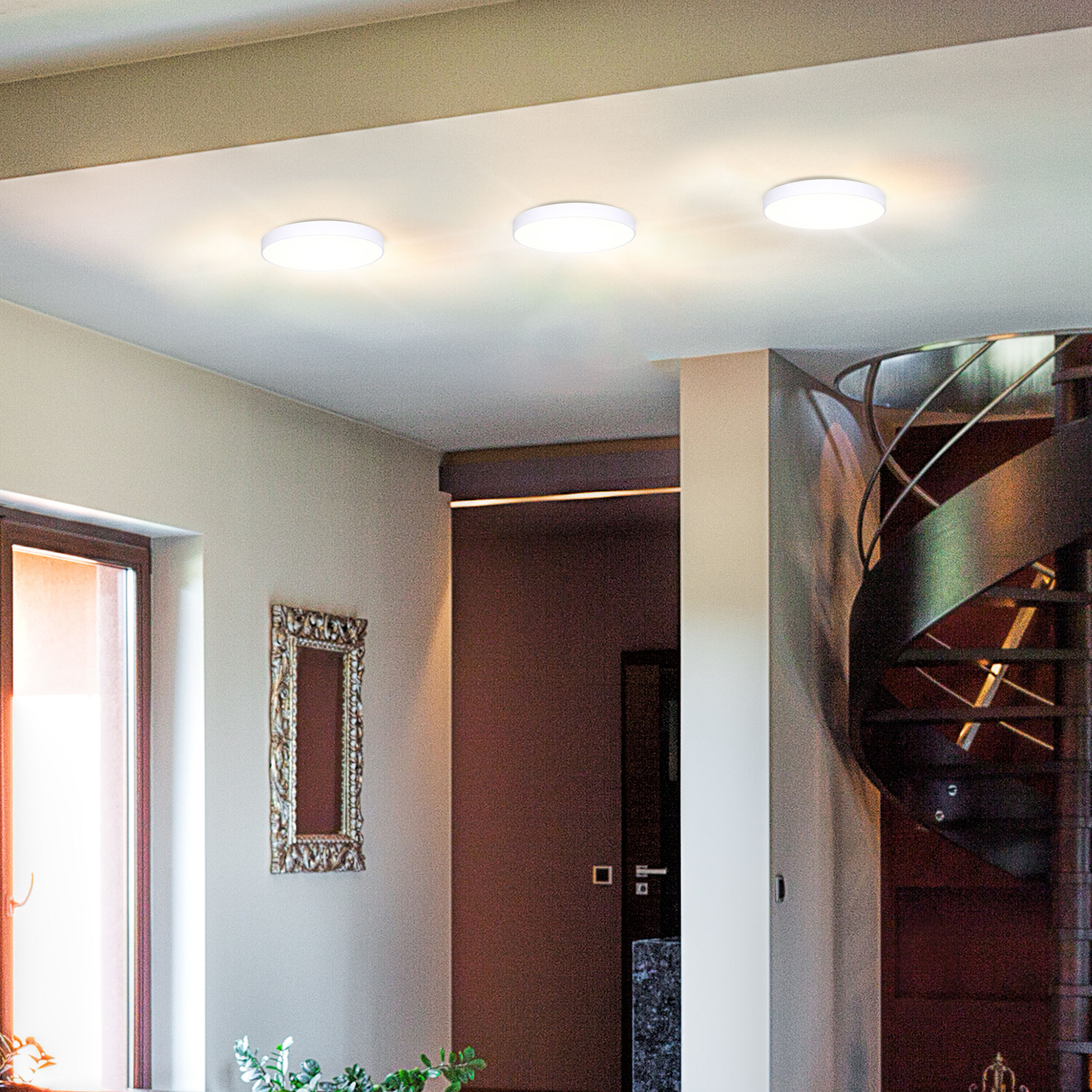 Madison LED 8 inch White Disc Light