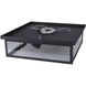 Shana 3 Light 18.13 inch Black Outdoor Flush Mount