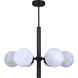 Mackenna 6 Light 26 inch Black Chandelier Ceiling Light