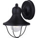 Madison 1 Light 6.5 inch Black Outdoor Lantern, Twin Pack