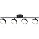 Neelia 4 Light Black Track Light Ceiling Light