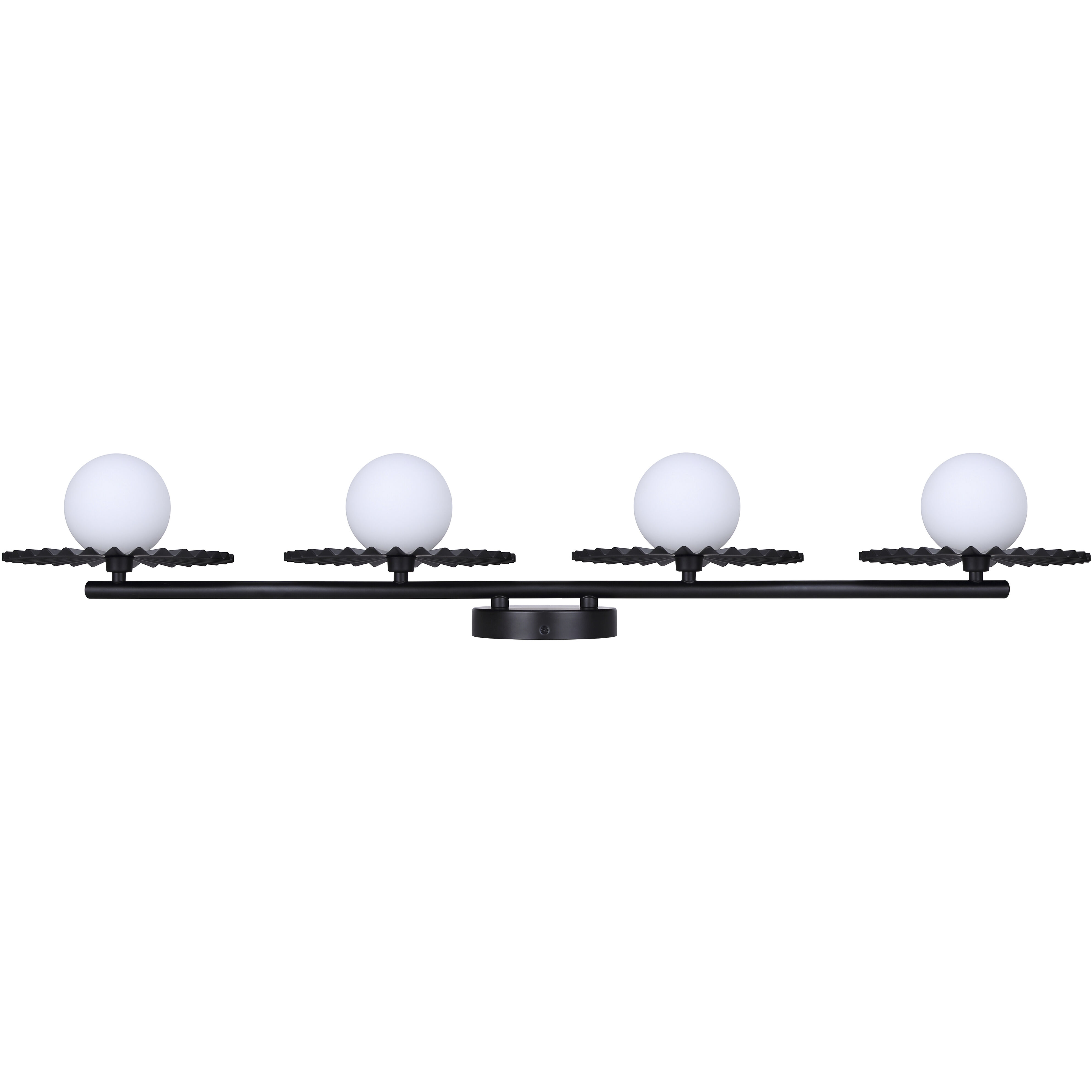 Payton 4 Light 38.75 inch Black Vanity Light Wall Light