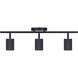 Rexton 3 Light Black Track Lighting Ceiling Light