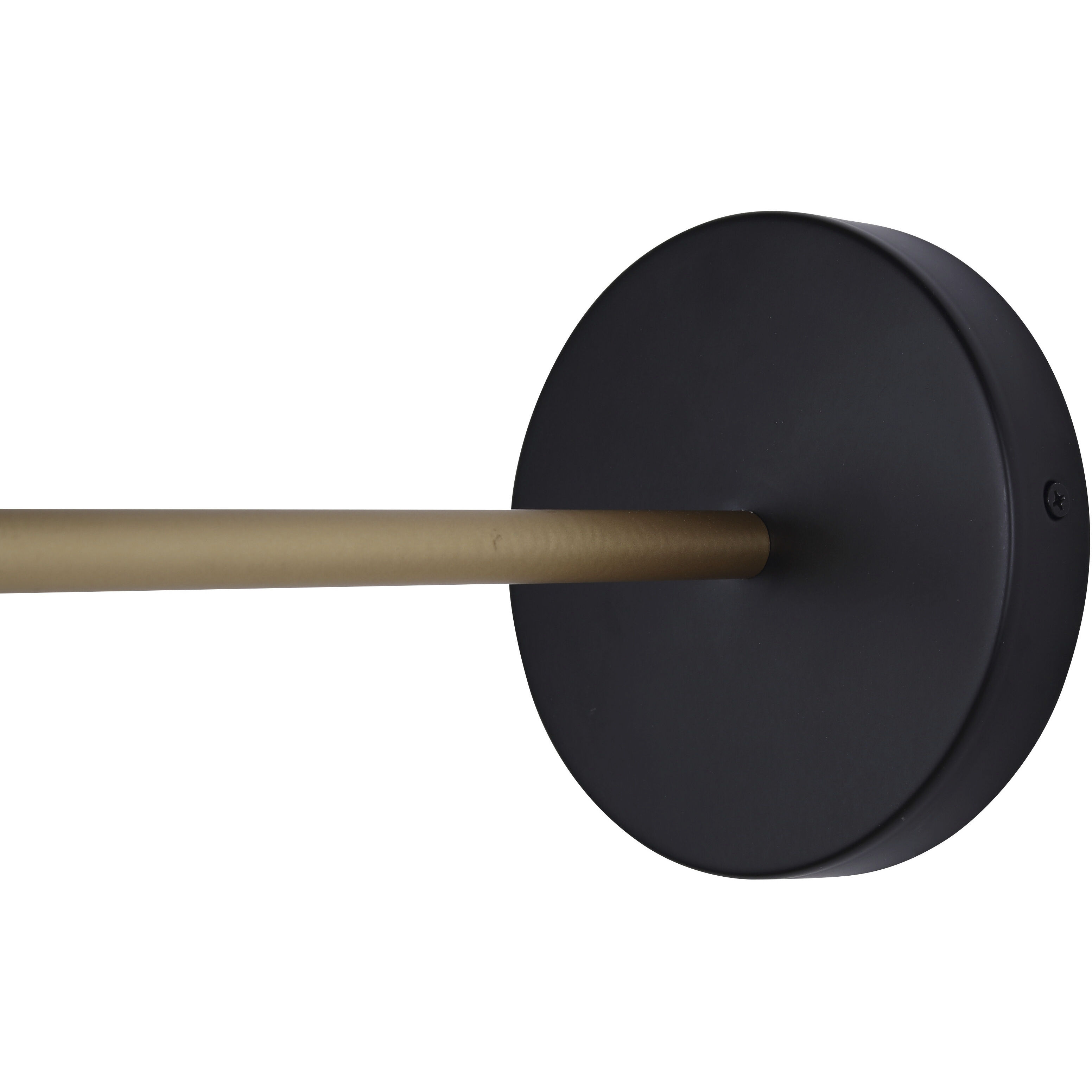 Rame 1 Light 11.66 inch Black/Gold Vanity Light Wall Light