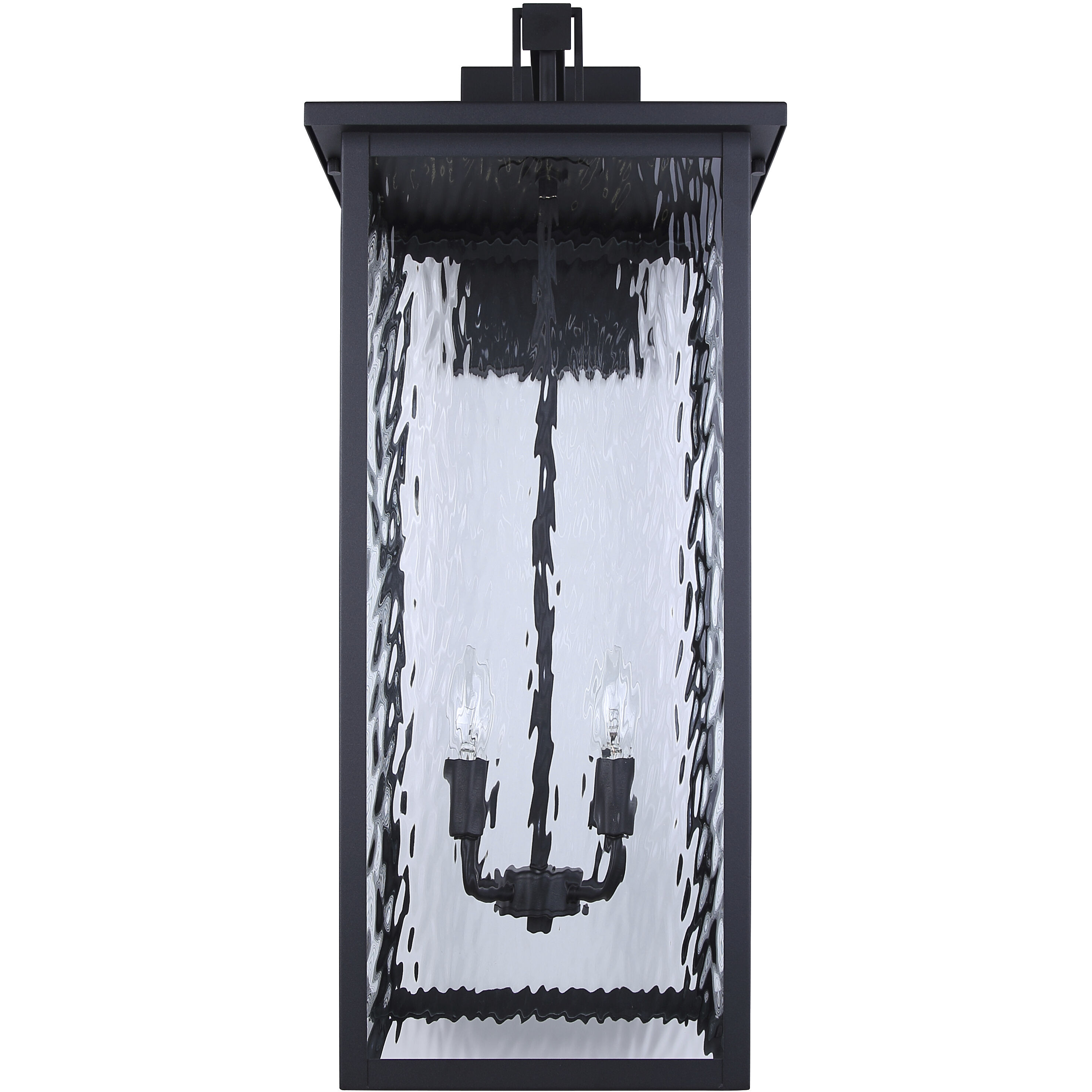 Shana 4 Light 30 inch Black Outdoor Wall Lantern