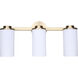 Kinslea 3 Light 23 inch Gold Vanity Light Wall Light
