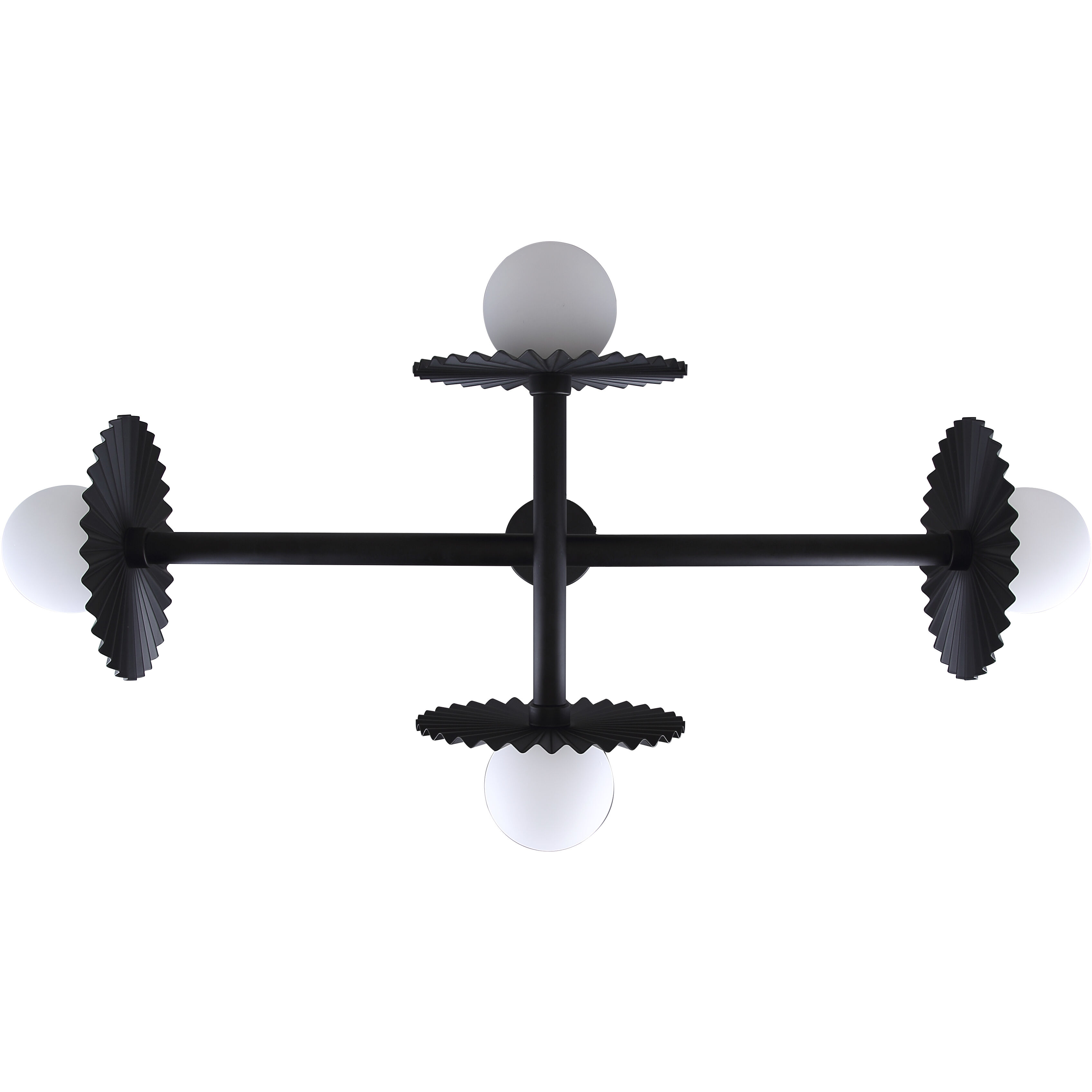 Payton 4 Light 16.88 inch Black Chandelier Ceiling Light