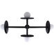 Payton 4 Light 16.88 inch Black Chandelier Ceiling Light