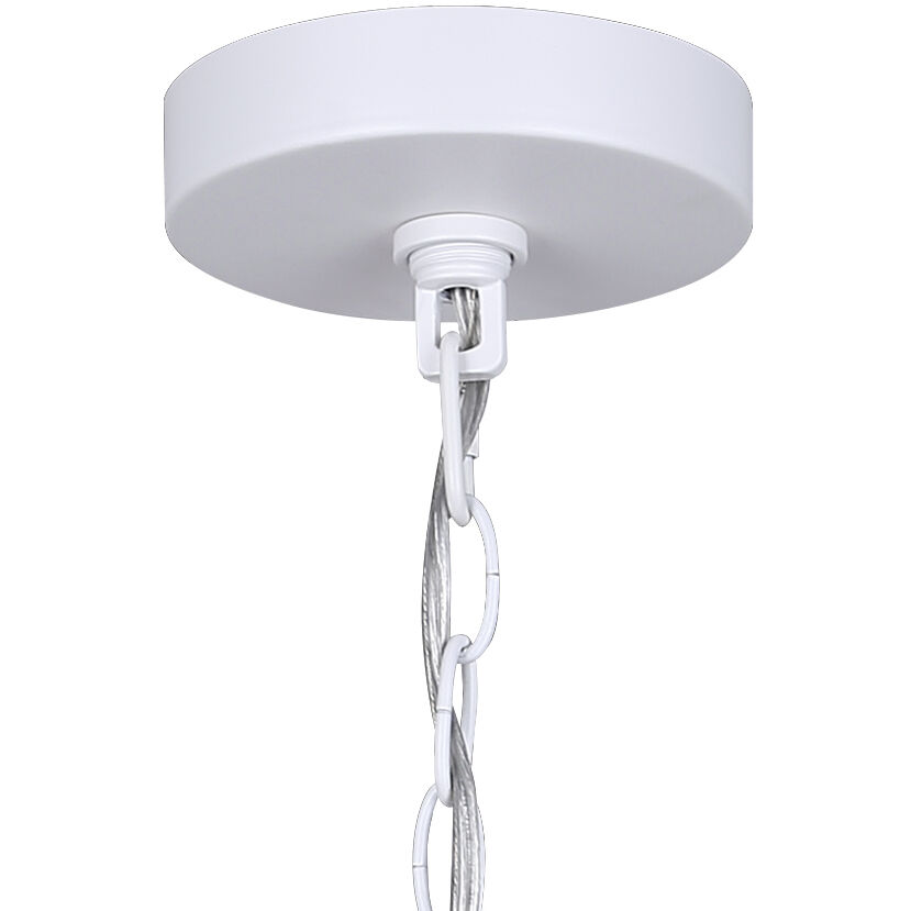 Daisey 5 Light 27 inch White Chandelier Ceiling Light