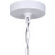 Daisey 5 Light 27 inch White Chandelier Ceiling Light