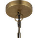 Audrey 1 Light 15 inch Antique Brass Pendant Ceiling Light
