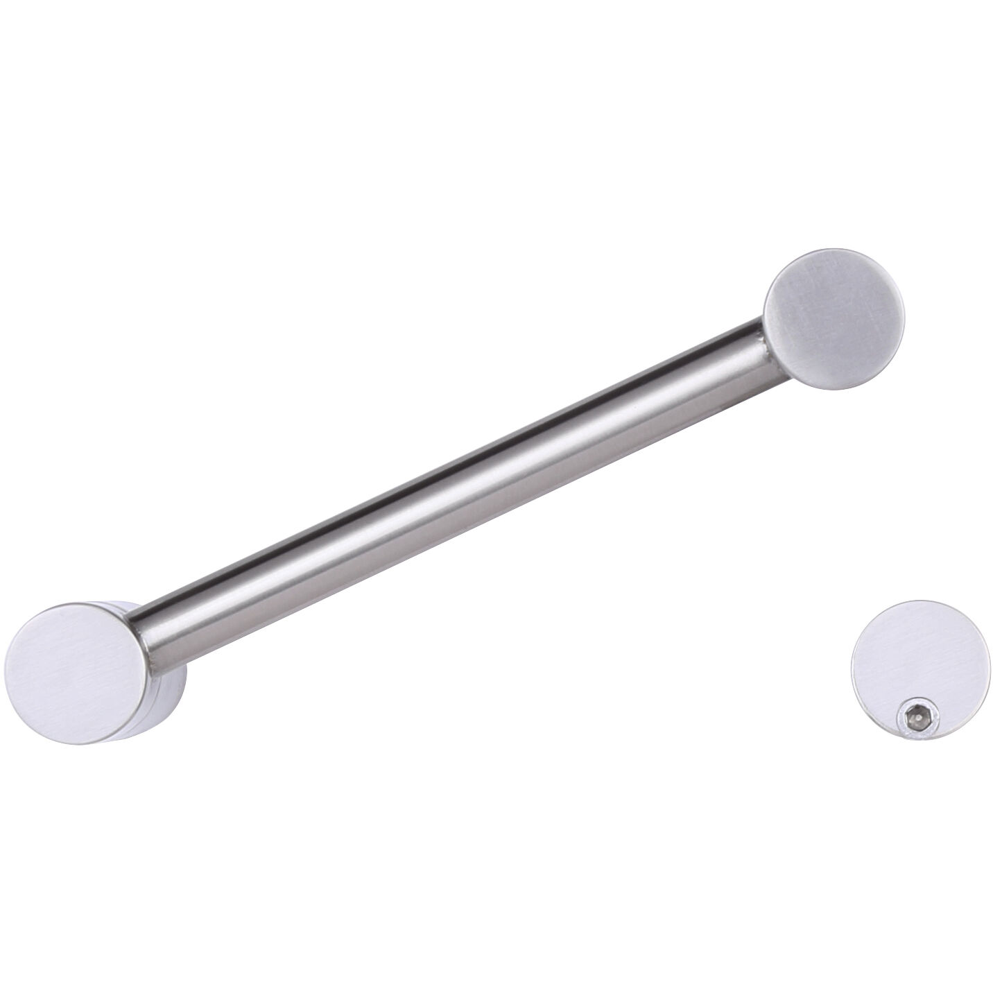 Arri 7 inch Brushed Nickel Toilet Paper Holder