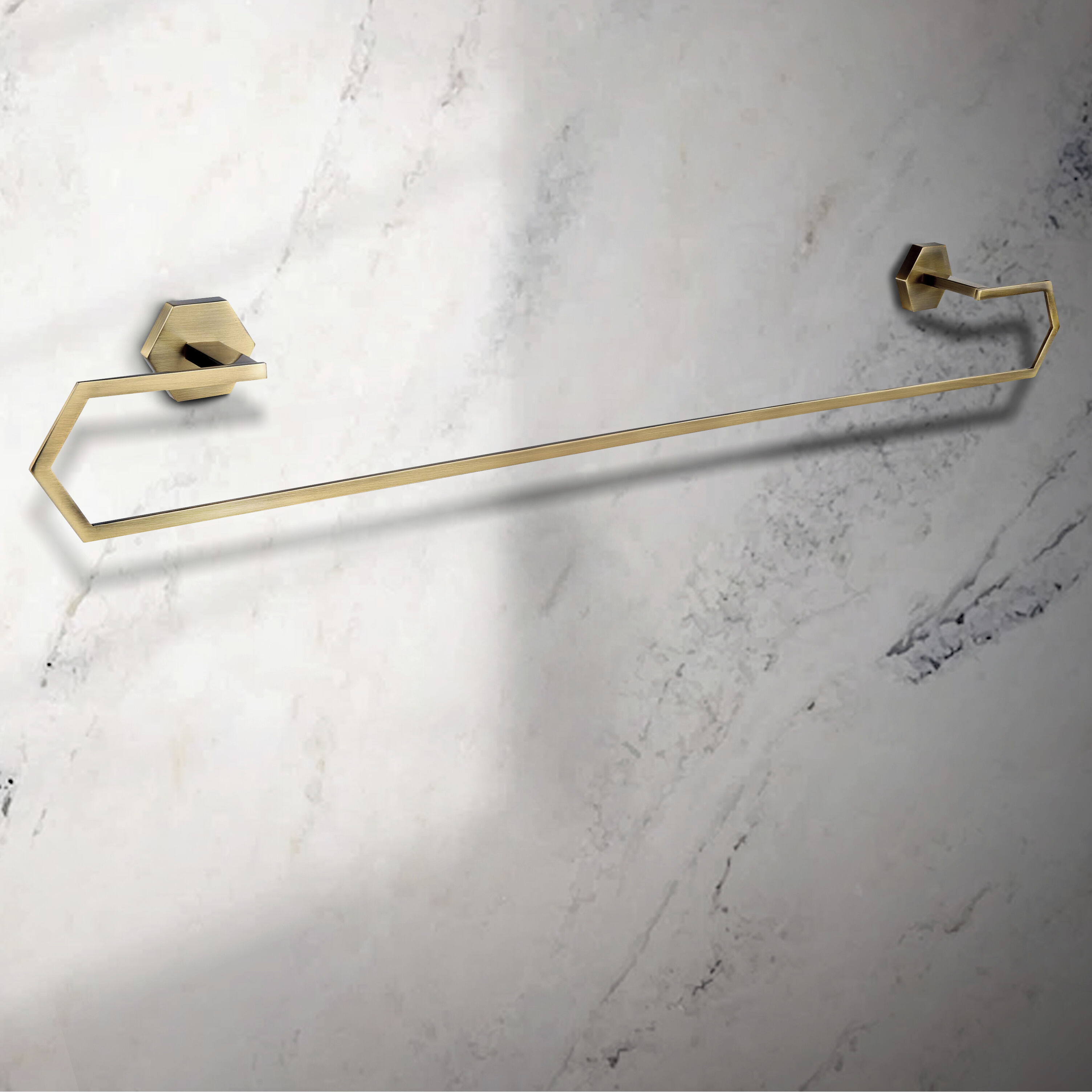 Atalee 36 inch Gold Towel Bar