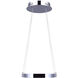 Laila LED 37 inch Chrome Chandelier Ceiling Light
