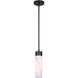 Kristella 1 Light 4.75 inch Black Pendant Ceiling Light