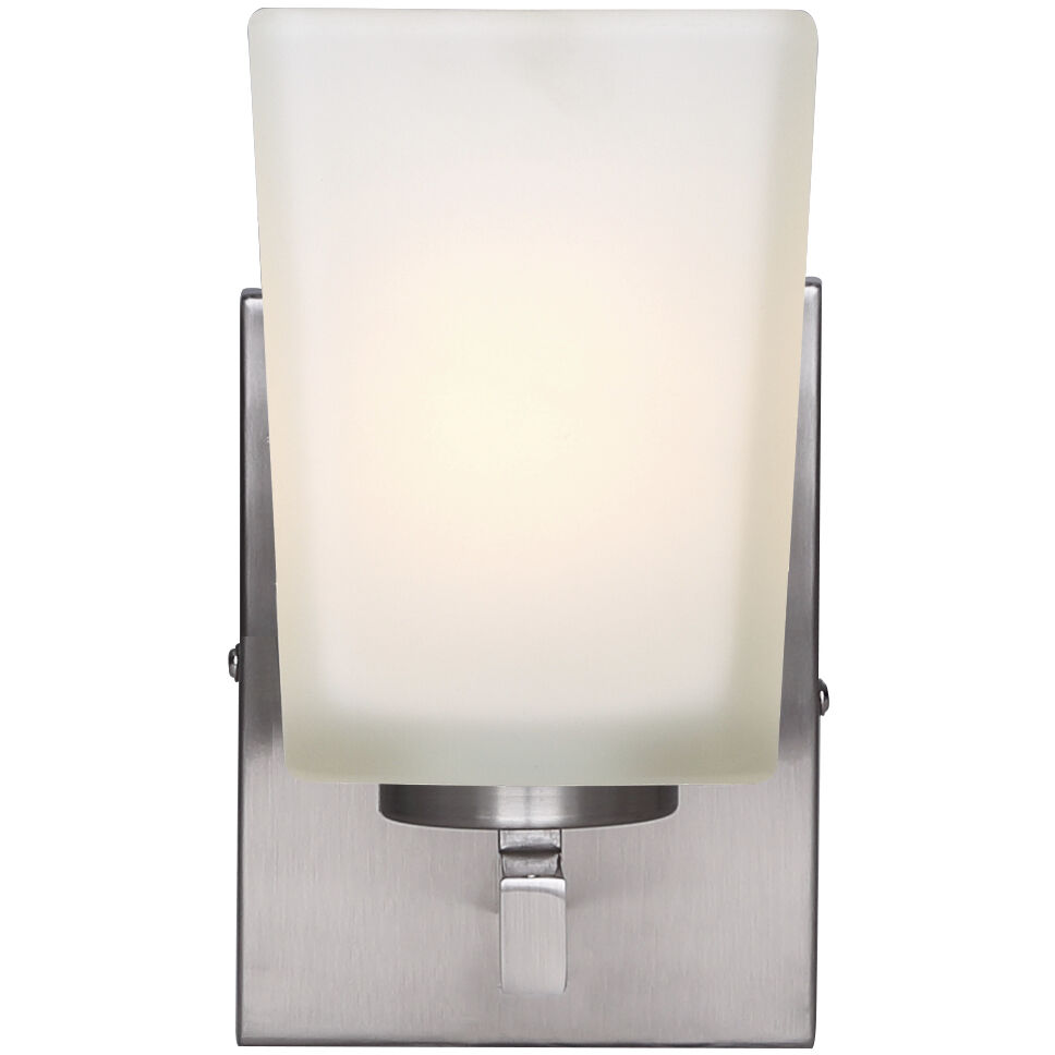 Madison 1 Light 5 inch Brushed Nickel Vanity Light Wall Light