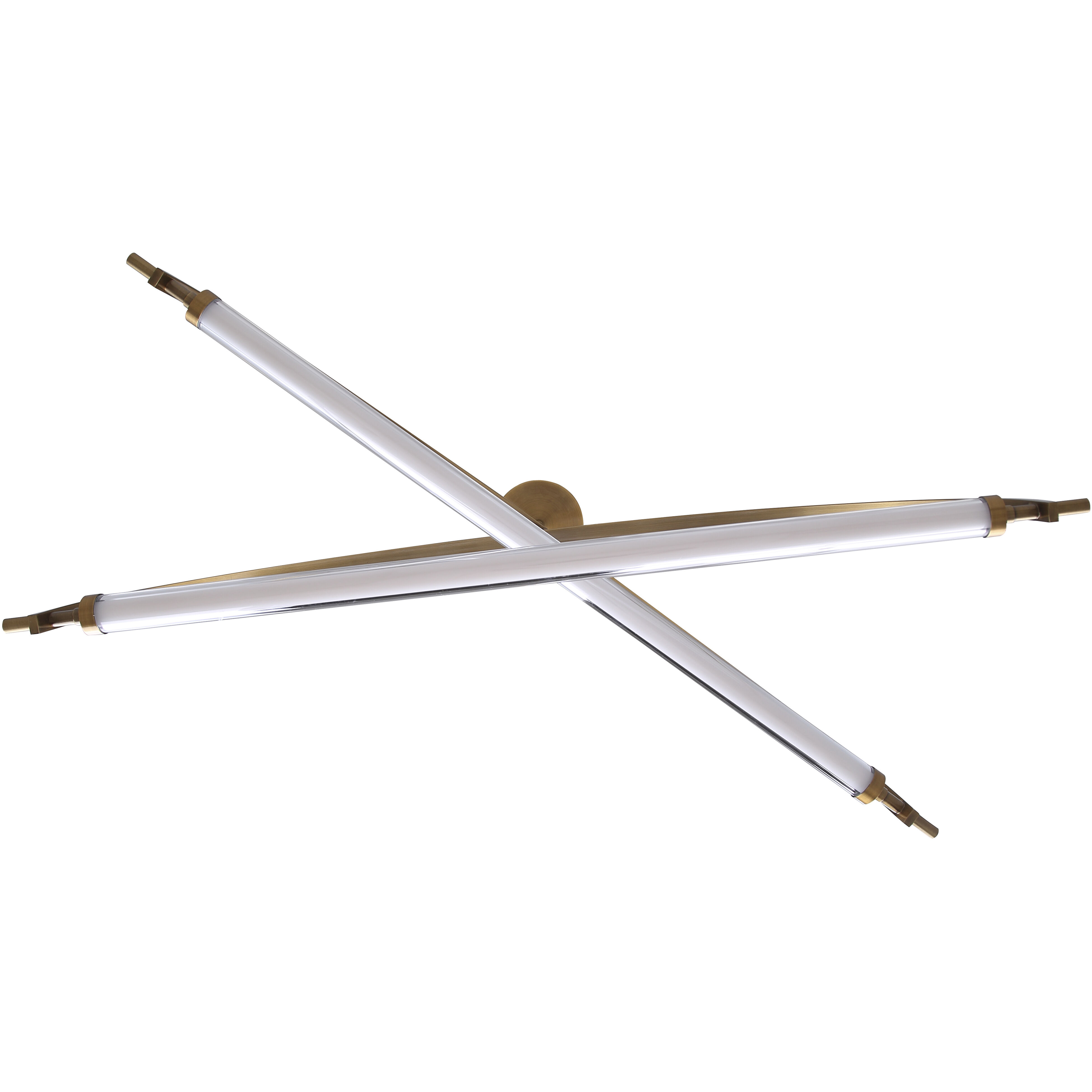 Keaton LED 33.5 inch Gold Chandelier Ceiling Light