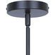 Benson 3 Light 16 inch Black Chandelier Ceiling Light