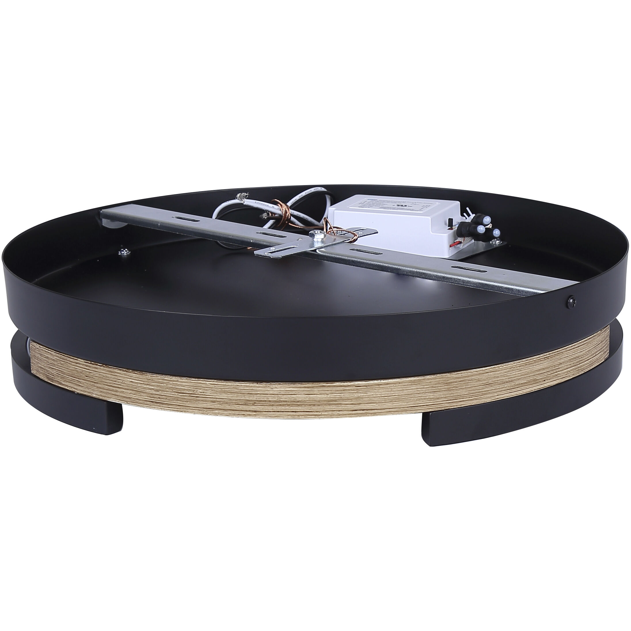 Azria LED 15 inch Matte Black Flush Mount Ceiling Light
