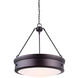 Madison 4 Light 20 inch Oil Rubbed Bronze Chandelier Ceiling Light