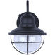 Alaric 1 Light 12.63 inch Black Outdoor Wall Lantern