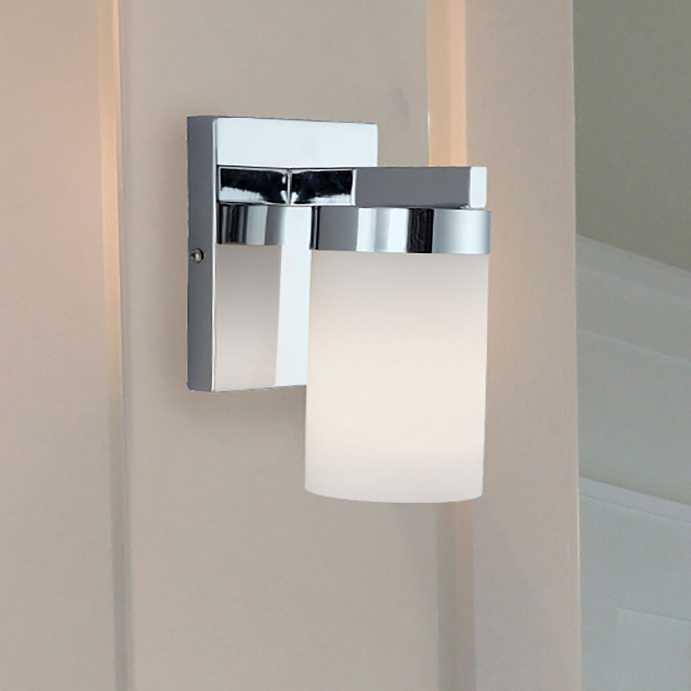 Milo 1 Light 5.75 inch Chrome Vanity Light Wall Light