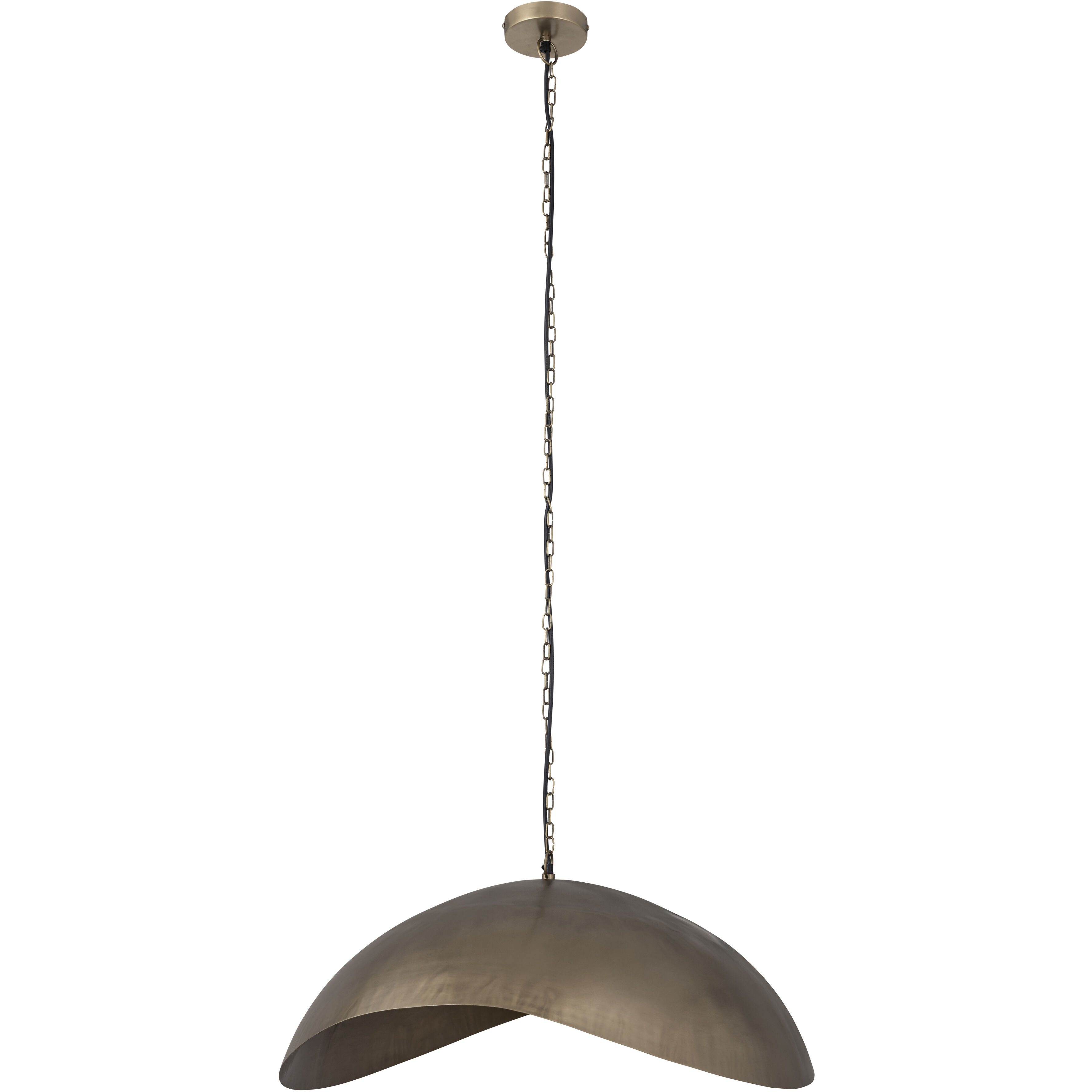 Maverick 2 Light 39 inch Antique Brass Pendant Ceiling Light