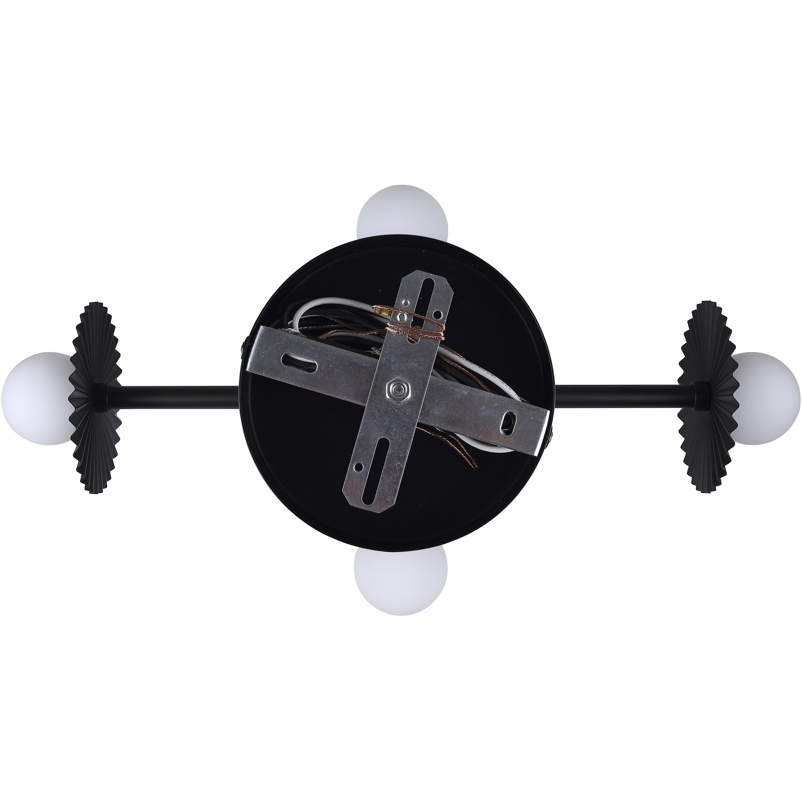 Payton 4 Light 16.88 inch Black Chandelier Ceiling Light