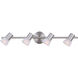 Madison 4 Light Brushed Nickel Track Ceiling Light