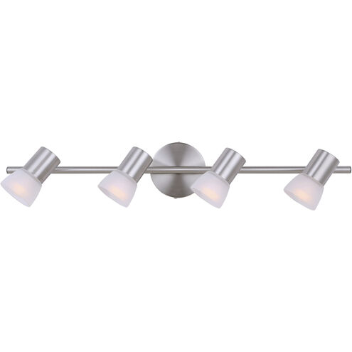 Madison 4 Light Brushed Nickel Track Ceiling Light