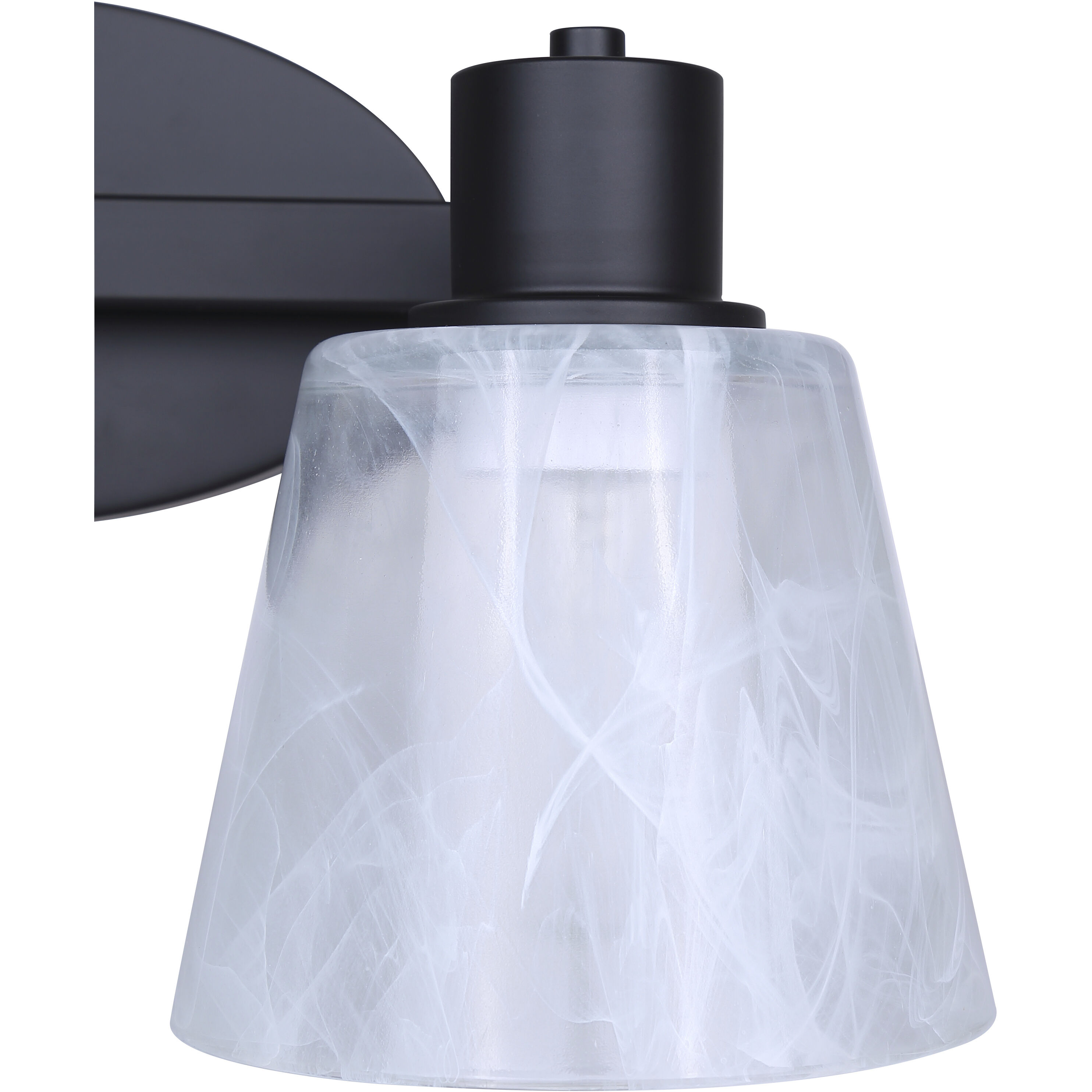 Luelle 2 Light 16 inch Black Vanity Light Wall Light