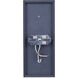 Miller 1 Light 5.5 inch Black/Gold Outdoor Lantern
