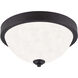 Madison 2 Light 13 inch Oil Rubbed Bronze Flush Mount Ceiling Light