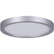 Madison LED 7 inch Brushed Nickel Disc Light, Low Profile